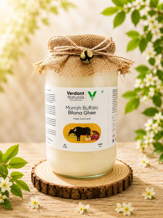 Verdant Naturals Murrah Buffalo Bilona Ghee 1000ml